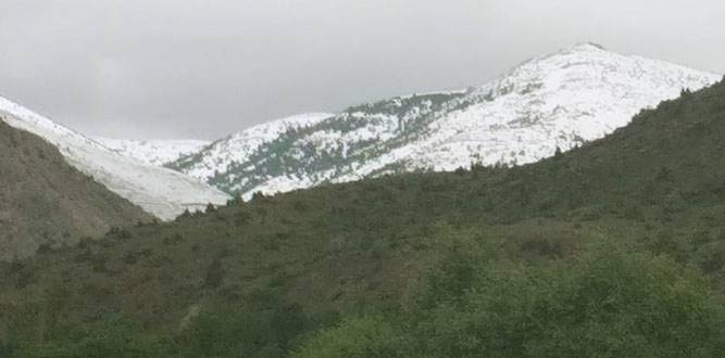 Kahramanmaraş'a Mayıs Ayında Kar Yağdı