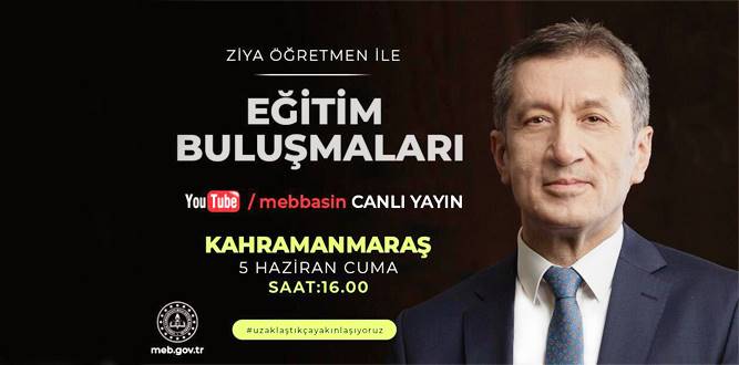 Bakan Ziya Selçuk Kahramanmaraş'da ki Öğretmenlerle Buluşuyor