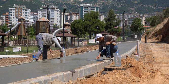 Aliya İzzetbegoviç Millet Bahçesi’nde çalışmalar devam ediyor