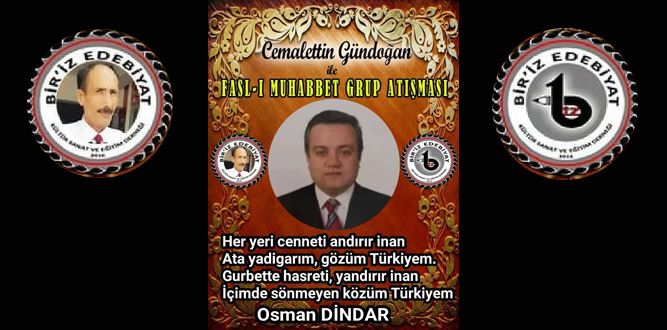 Biriz Edebiyat Cemalettin Gündoğan İle Fasl-ı Muhabbet Grup Atışması 9