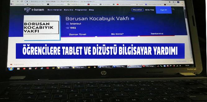 İhtiyaç sahibi öğrencilere  tablet ve bilgisayar verilecek