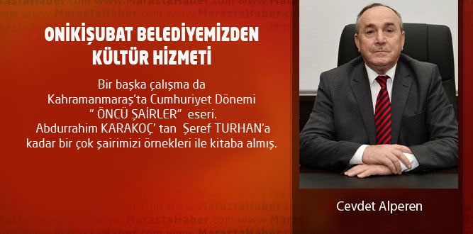 ONİKİŞUBAT BELEDİYEMİZDEN KÜLTÜR HİZMETİ