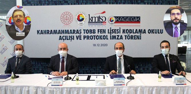 Kahramanmaraş TOBB Fen Lisesine Kodlama Okulu