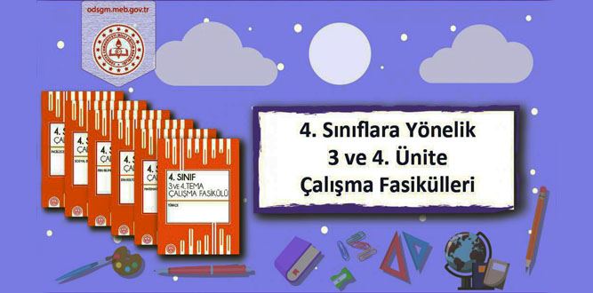 MEB 4. Sınıf Düzeyinde 3. ve 4 Faskülleri Yayınladı