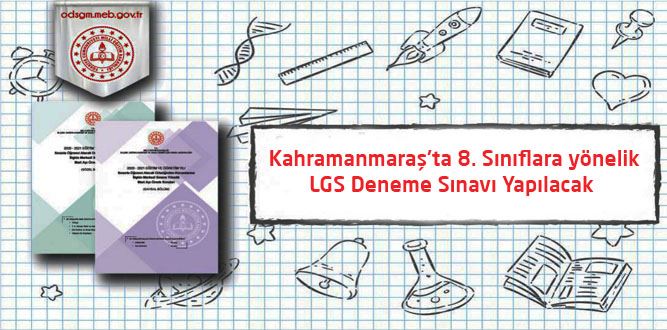 LGS için 8. Sınıflara Çevirimci Deneme Sınavı