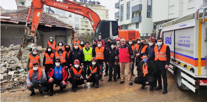 Pazarcık'ta “Arama Kurtarma Eğitimleri Ve Tatbikat” Gerçekleştirildi