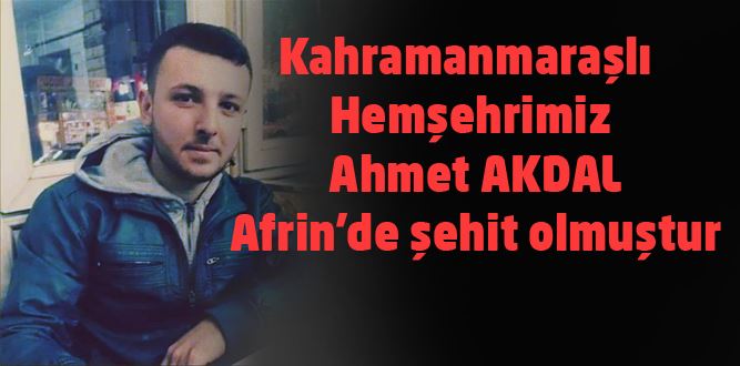 Kahramanmraşlı Şehidin Var!