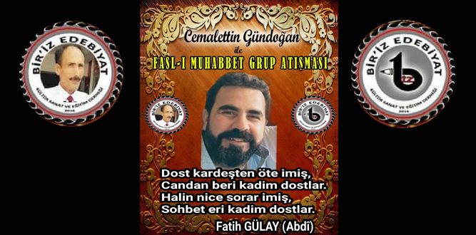 Biriz Edebiyat Cemalettin Gündoğan İle Fasl-ı Muhabbet Grup Atışması 35