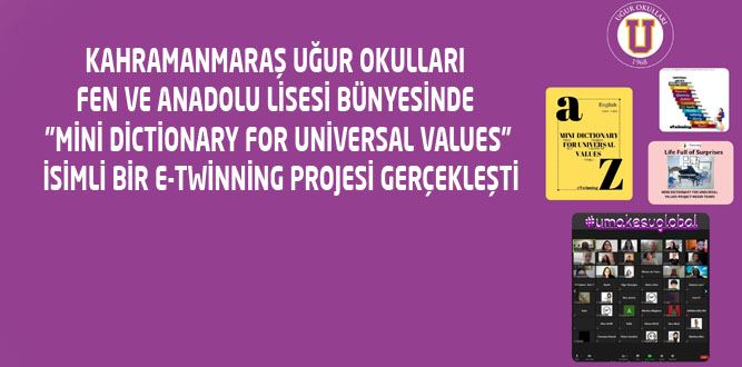 Uğur Okullarından "Mini Dictionary for Universal Values" Projesi