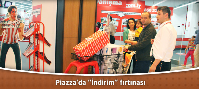 Piazza’da ''İndirim'' fırtınası