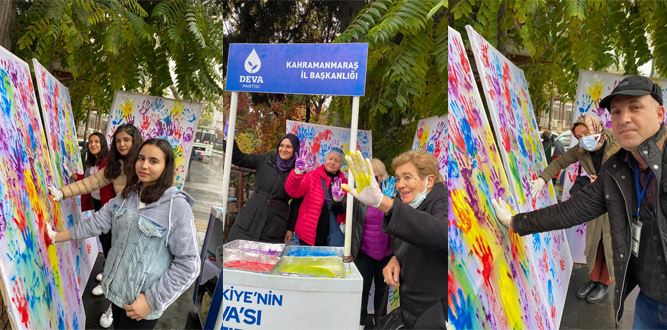 Deva Partisi Kadına Şiddete Hayır Dedi