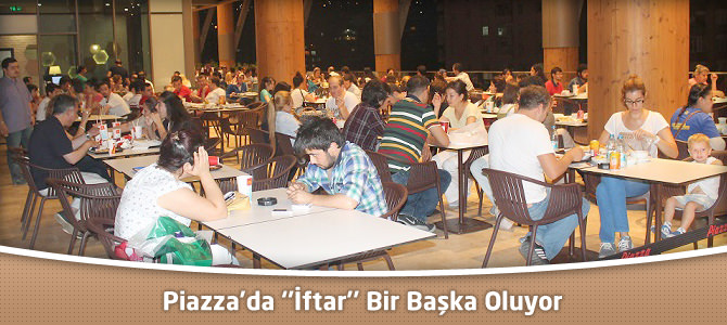 Kahramanmaraş Piazza AVM’de ‘’iftar’’ vakti