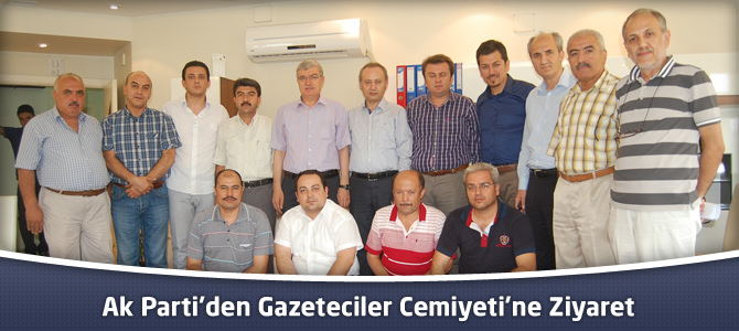 Ak Parti'den Gazeteciler Cemiyeti'ne Ziyaret