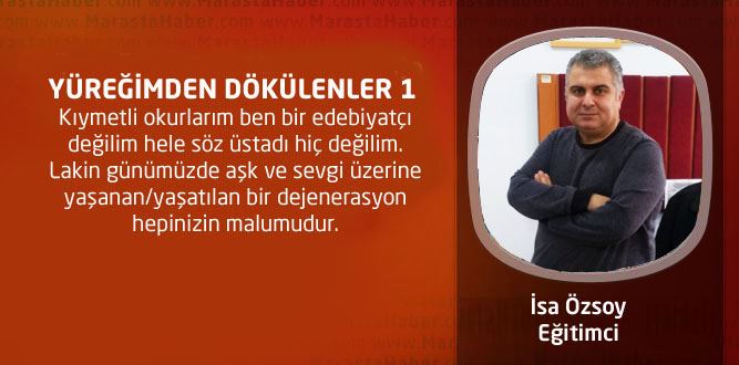 YÜREĞİMDEN DÖKÜLENLER 1