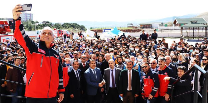 Kahramanmaraş’ta "Deprem Anı Ve Tahliye Tatbikatı"