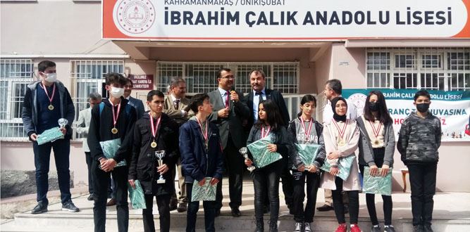 İbrahim Çalık Anadolu Lisesinde Satranç Yarışması Ödül Töreni