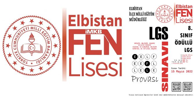 Elbistan Fen Lisesinden Ödüllü Ücretsiz LGS Provası