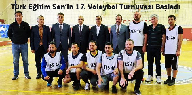 Türk Eğitim Sen'in 17. Voleybol Turnuvası Başladı