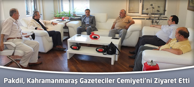 TPB Genel Başkanı Nevzat Pakdil, Kahramanmaraş Gazeteciler Cemiyeti'ni Ziyaret Etti