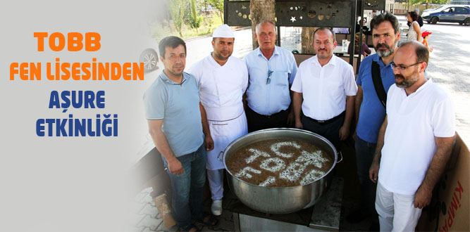 TOBB Fen Lisesinden Aşure Etkinliği