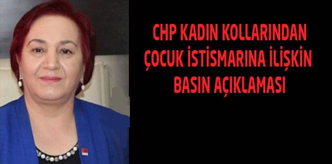 CHP Kadın Kollarının Çocuk İstismarına İlişkin Basın Açıklaması