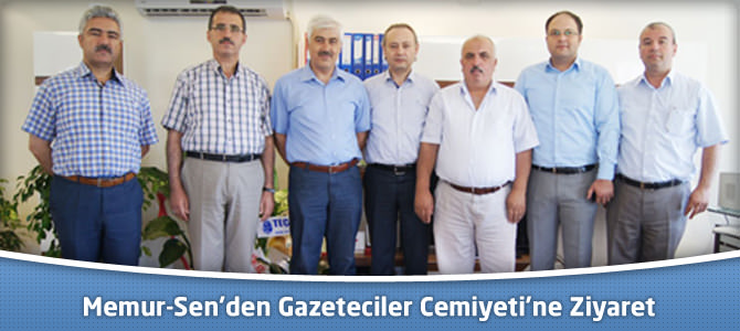 Memur-Sen’den Kahramanmaraş Gazeteciler Cemiyeti’ne Ziyaret