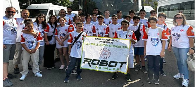 Kahramanmaraş Onikişubat Robotik Takımları MEB Robot Yarışmasında Fırtına Estirdi