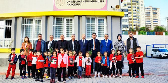 " Cumhuriyetimizin Yüzüncü Yılında 100 fidan etkinliği"