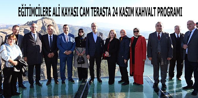 Büyükşehir Belediyesi Ali Kayası Cam Terasta Okul Yöneticilerini Ağırladı