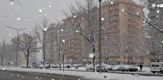 Kahramanmaraş'a Kar Geliyor