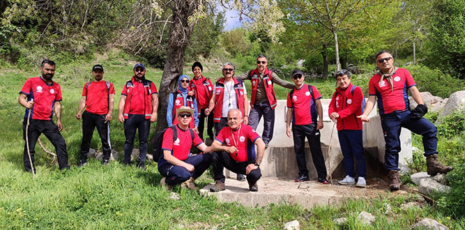 MEB AKUB "doğada arama kurtarma eğitimi" gerçekleştirdi.