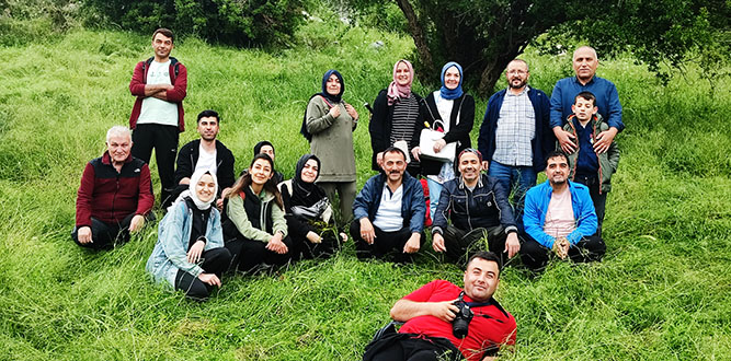 "Öğretmen Akademileri" proje ekibi Andırın Kalelerini Gezdi