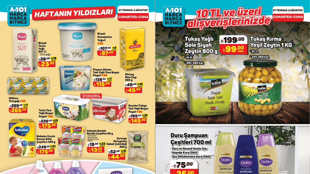 A101’de Bir Alana Bir Bedava! Vernel, Torku, Nestle ve Nescafe Ürünlerinde İndirim Var!