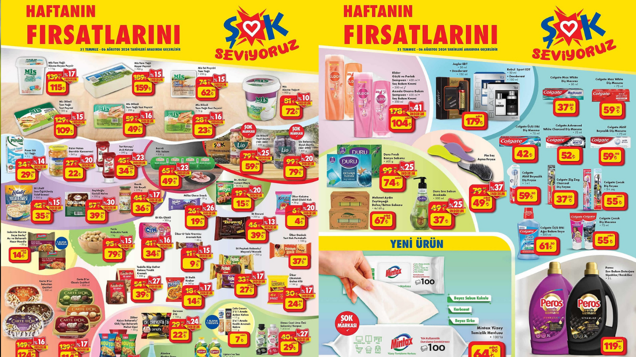 ŞOK 6 Ağustos Aktüel Kataloğu! ŞOK’ta Pınar, Philips, Fantom, Sleepy ve Peros Ürünlerine İndirim Geliyor!