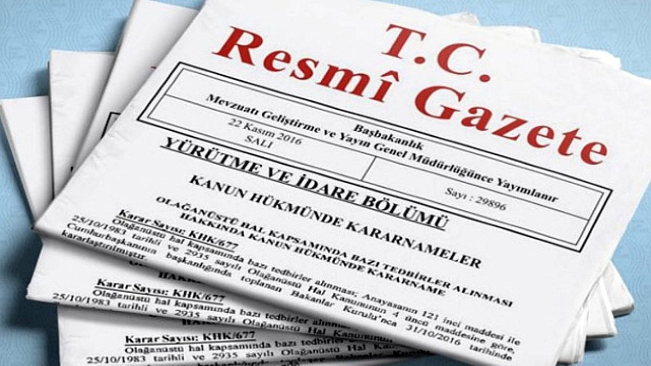 Resmi Gazete’de Cumhurbaşkanı Erdoğan İmzalı Kararlar Yer Aldı