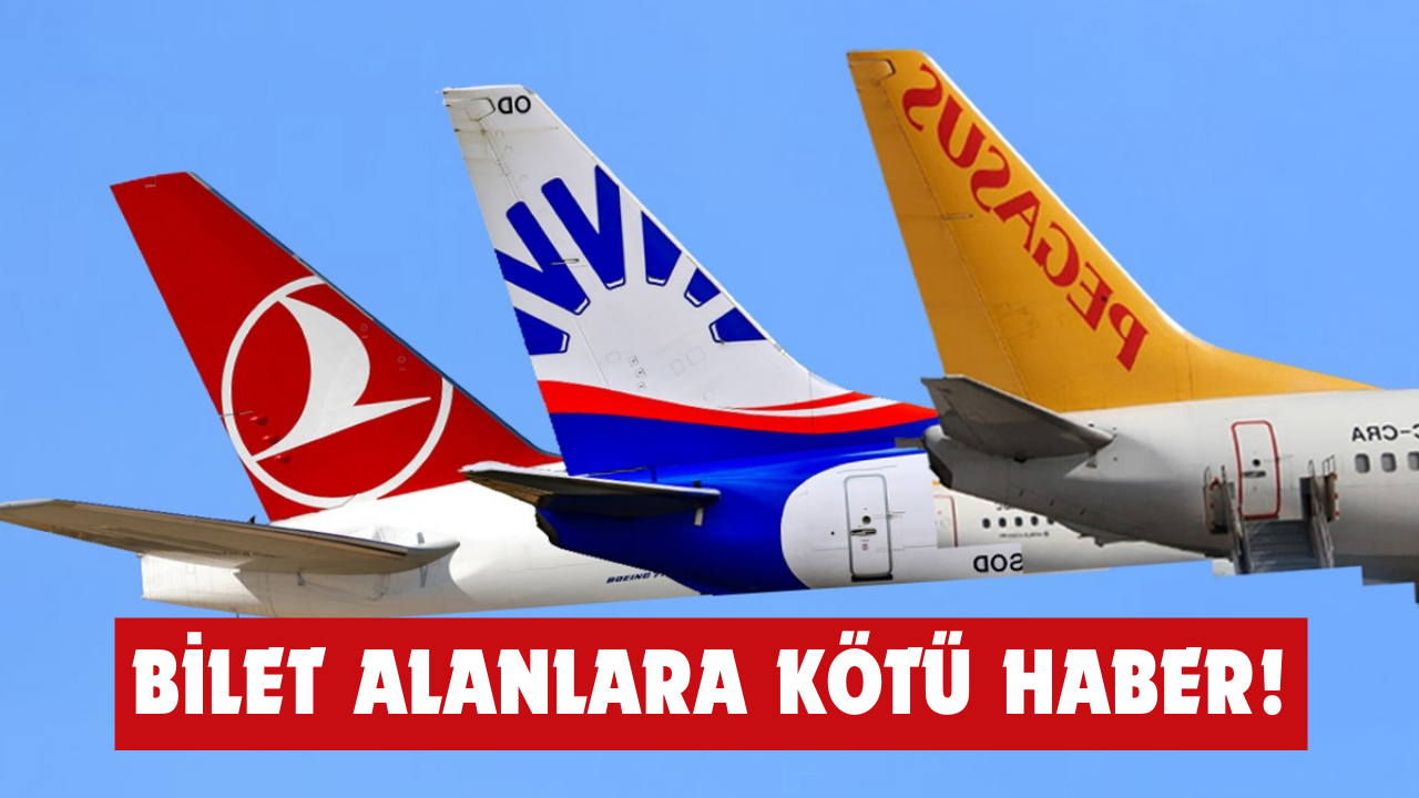 THY, Pegasus ve AJet, SunExpress’ten Son Dakika Kararı! Uçuşlar İptal Edildi!