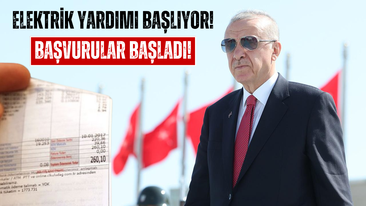 Bakanlık ve PTT’den Elektrik Yardımı Geliyor! Cumhurbaşkanı Erdoğan Resmen Açıkladı!