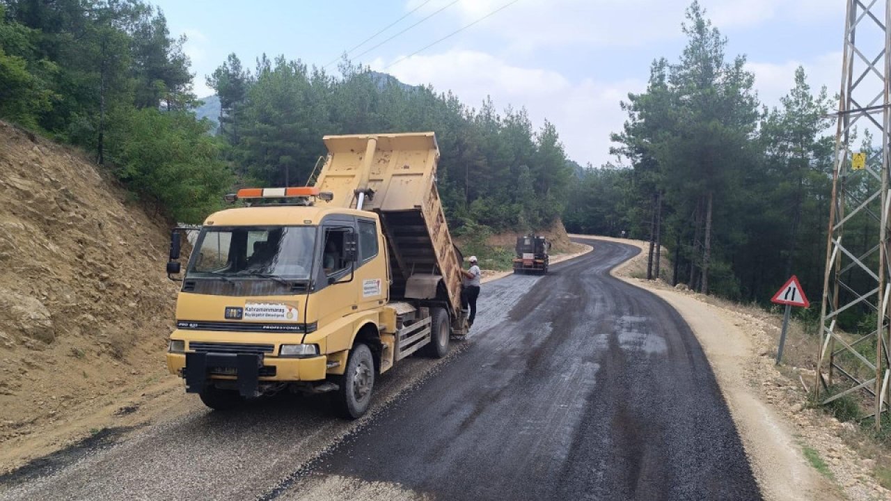 Andırın İlçesindeki Mahallelere Ulaşım Sağlayan Grup Yolu Yenileniyor