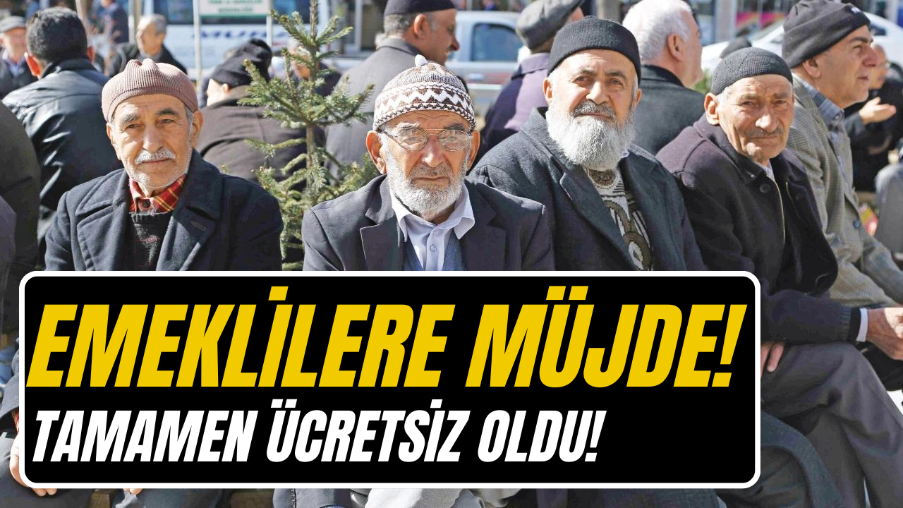 SSK, Bağ-Kur, 4A, 4B, 4C’li Emeklilere Su ve Toplu Ulaşım Tamamen Ücretsiz Oldu!