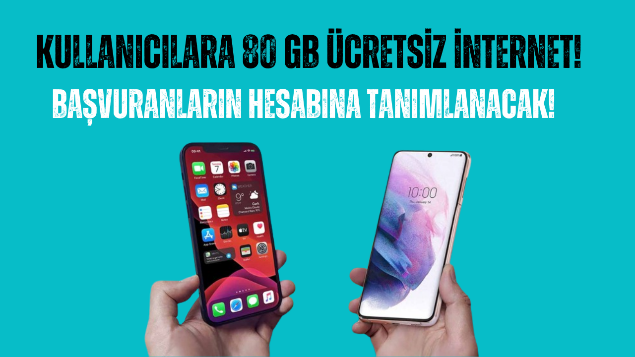 Hat Sahiplerine 2 Ay Ücretsiz 80 GB İnternet!