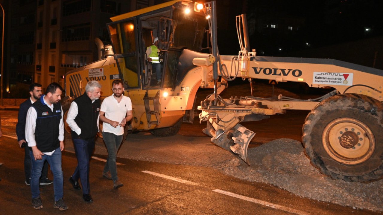 Başkan Görgel Sağanak Yağış Sonrası Çalışmaları Yerinde İnceledi