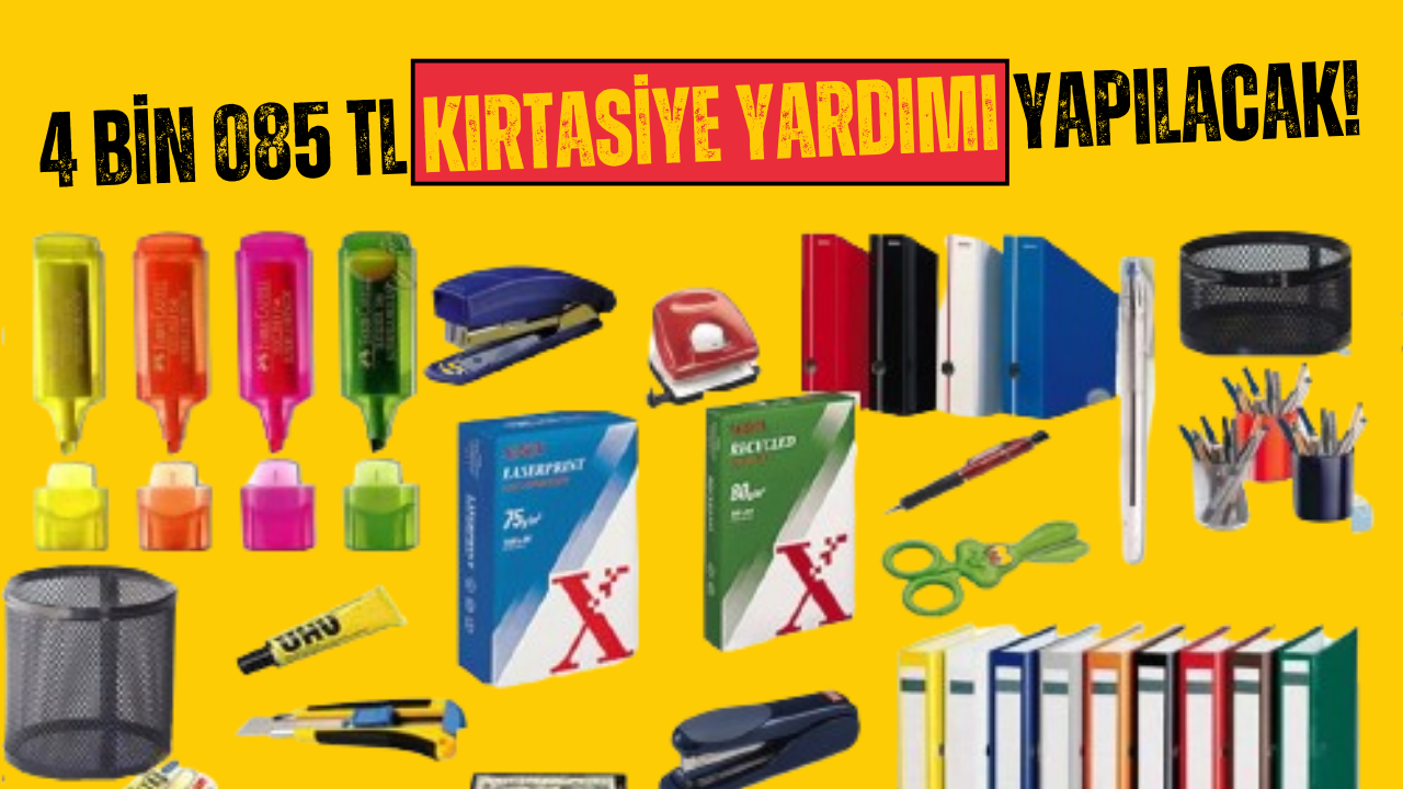 Bakanlık’tan 4 Bin 085 TL Kırtasiye Yardımı Geliyor!