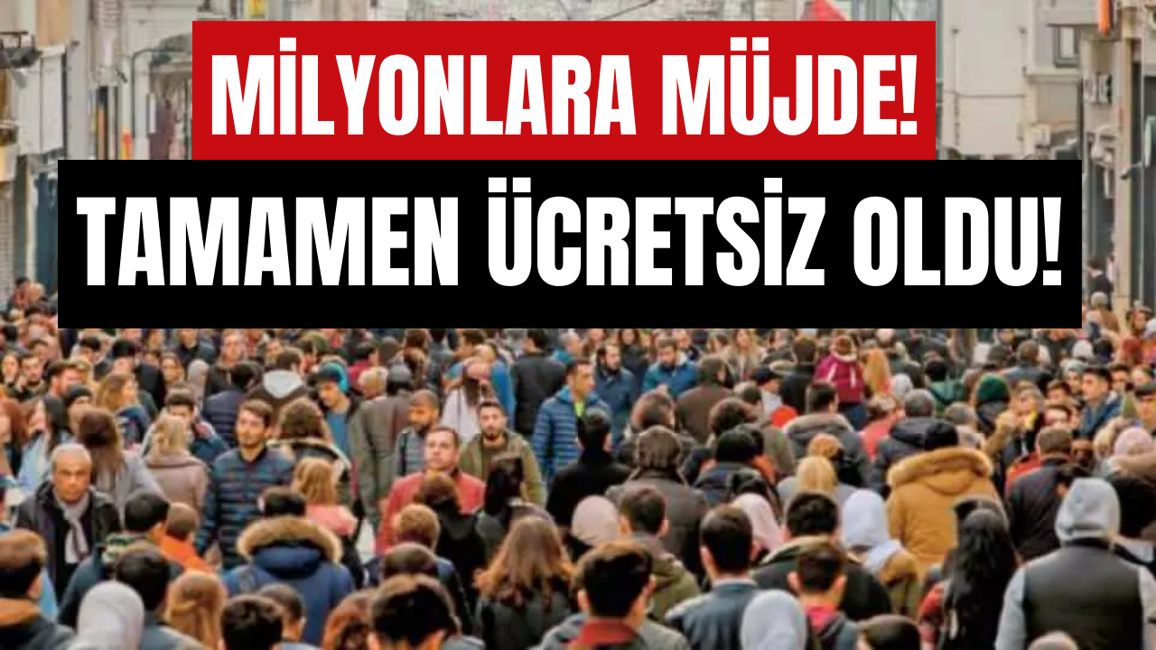 İşçiye, Memura ve Emekliye Tamamen Ücretsiz Oldu! Artık Kimse Para Ödemeyecek!