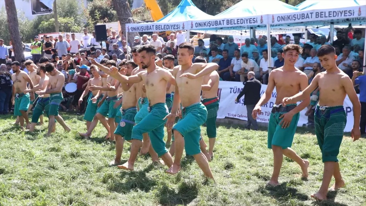 Kahramanmaraş'ta Şalvar Güreşi Şampiyonası Heyecanı Yaşandı