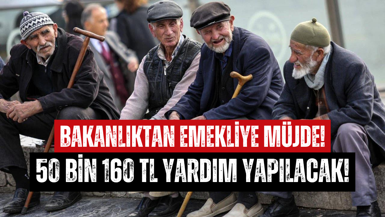 Aile Bakanlığı’ndan Yaşlılara 50 Bin 160 TL Para Yardımı!