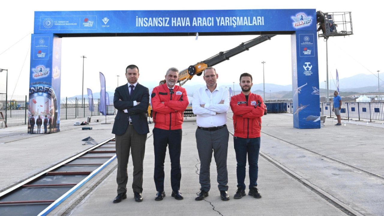 Başkan Görgel TEKNOFEST İçin Yapılan Son Hazırlıkları İnceledi