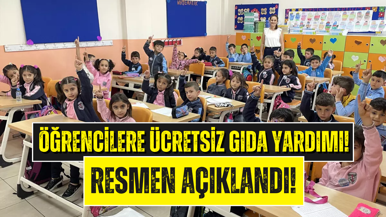 Öğrencilere Ücretsiz Gıda Desteği!