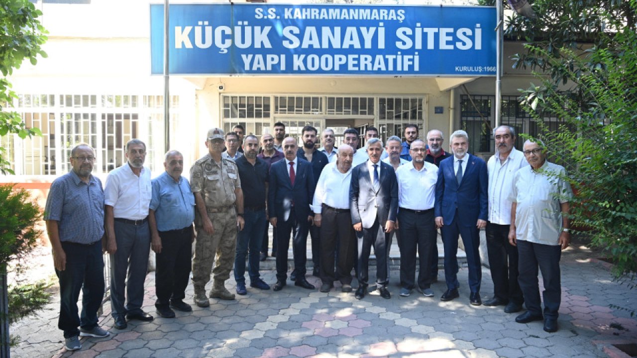 Başkan Görgel Küçük Sanayi Sitesi Yapı Kooperatifi’ni Ziyaret Etti