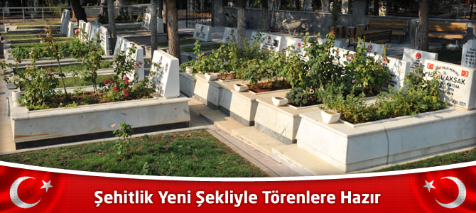 Şehitlik Yeni Şekliyle Törenlere Hazır