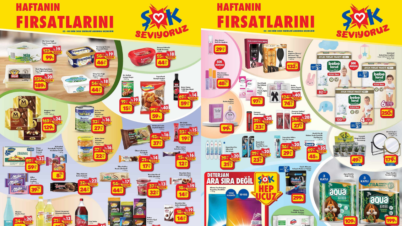 ŞOK’ta Teremyağ, Milka, Mintax, Finish, Elseve ve Penti Ürünlerine İndirim Geliyor! ŞOK 3-8 Ekim Aktüel Kataloğu!